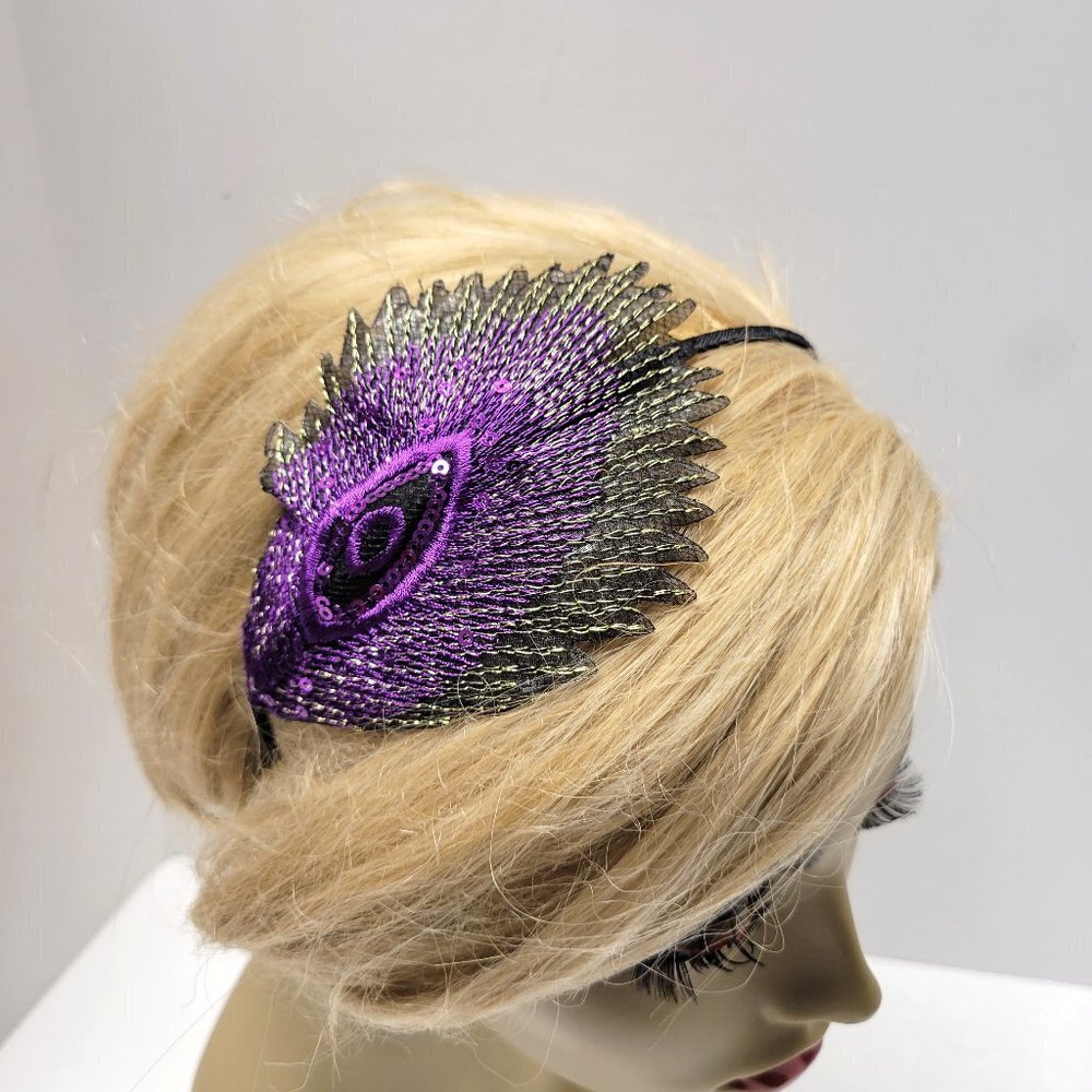 Kids Teens Purple Headband Hair Accessory